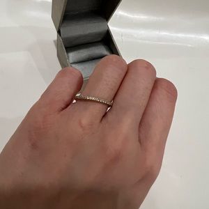 Peoples Jewellery 10k Yellow Gold Thin Wedding Band Size 6